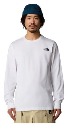 T-Shirt Manches Longues The North Face Easy Blanc Homme