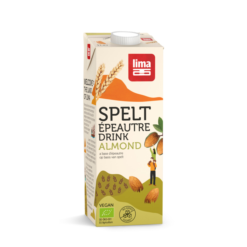 Lima Spelt Drink Amandel1 liter