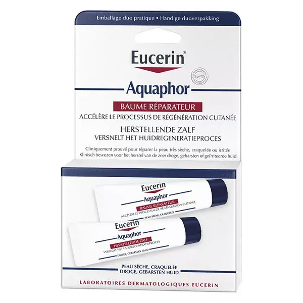 Bálsamo Reparador para Pele Seca Eucerin Aquaphor 2 x 10ml