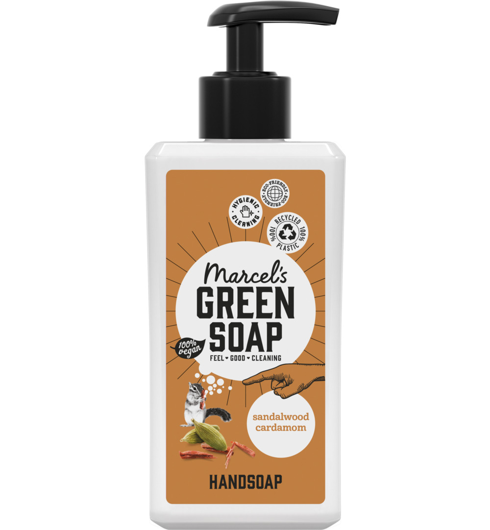 Marcel’s Green Soap Handzeep sandelhout & kardemom (250 ml)