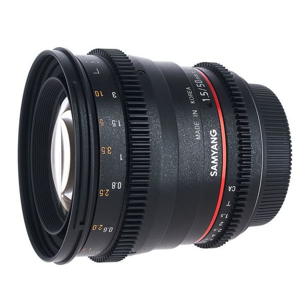 Samyang MF 50mm T1,5 Video DSLR II EF