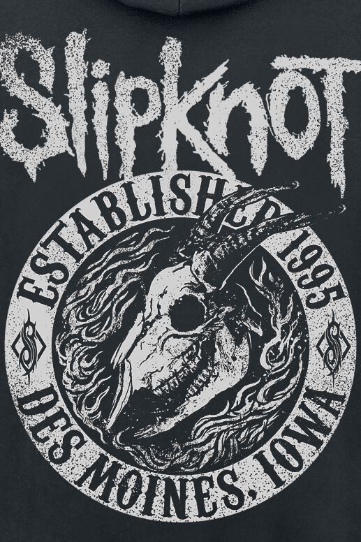Flaming Goat | Slipknot Sweat-shirt zippé à capuche