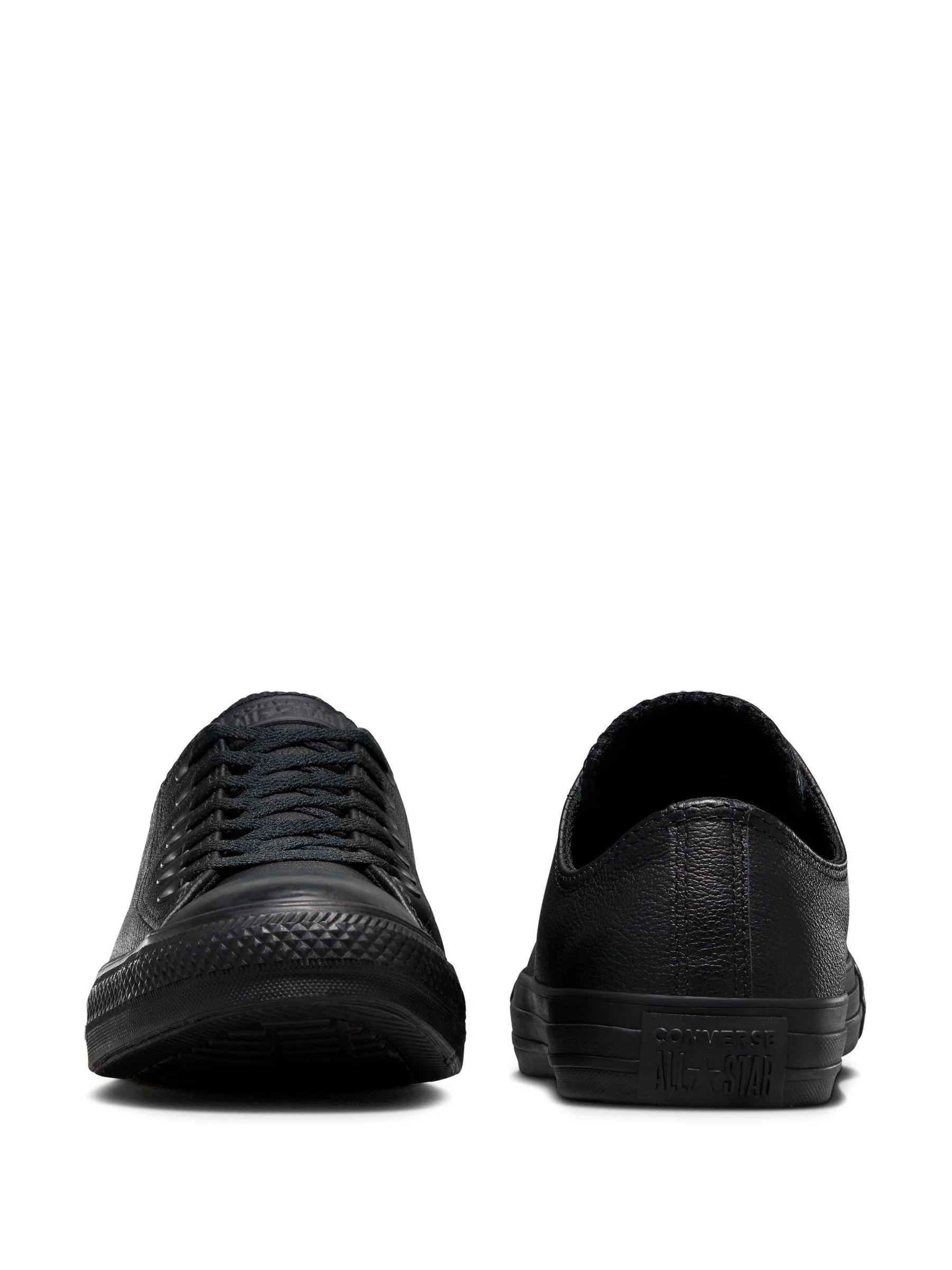 Zwart - Converse leren Chuck Ox sneakers