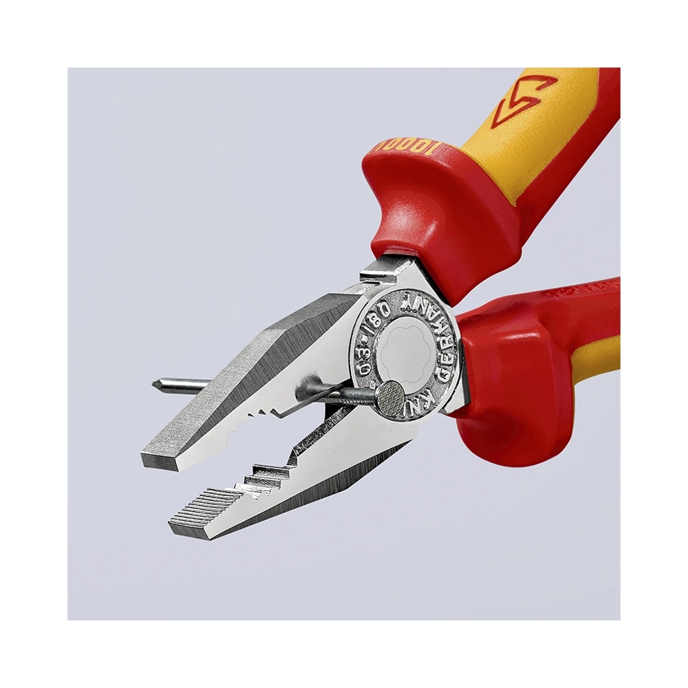 KNIPEX Kombizange isoliert VDE 180mm