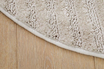 KMCarpets Doria Zen  Rundt Gulvteppe 120, Hvit