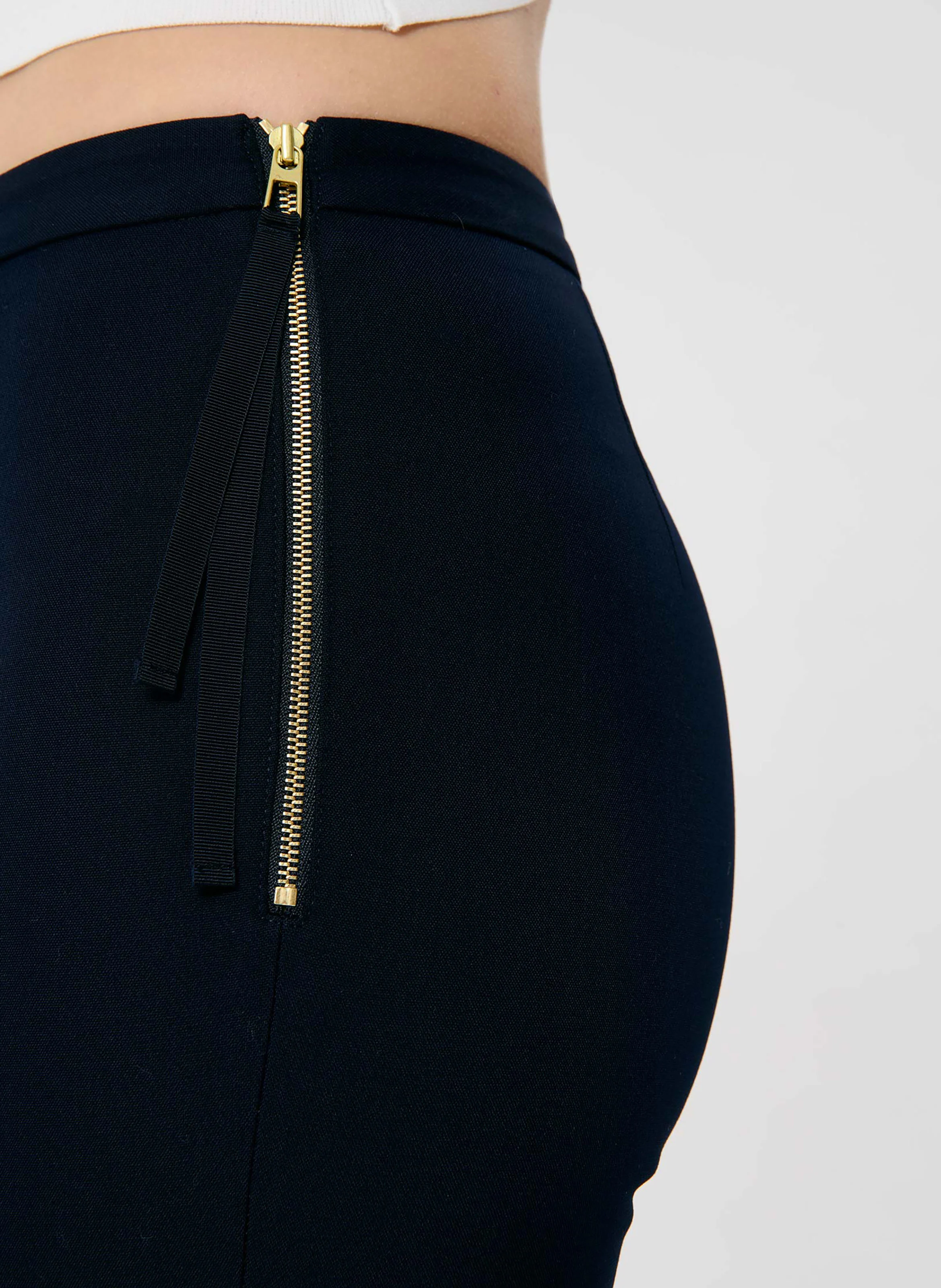 PEYTON - Pantalon flare | Bleu