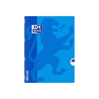 Oxford Openflex - Cahier polypro 24 x 32 cm - 96 pages - petits carreaux (5x5 mm) - disponible dans différentes couleurs