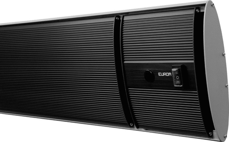 Eurom - Outdoor Heatpanel 3200 - Terrasverwarmer - Aluminium - Infrarood - Spatwaterdicht