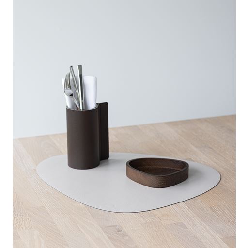 LIND DNA Serene Curve Dækkeserviet, Creme, Large