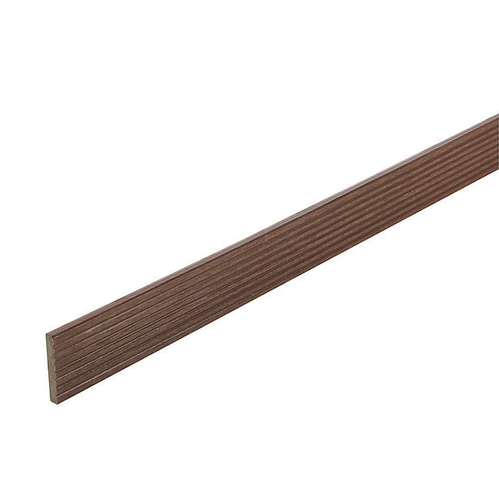 Profil de finition composite marron Good Home Hudson L.240 cm