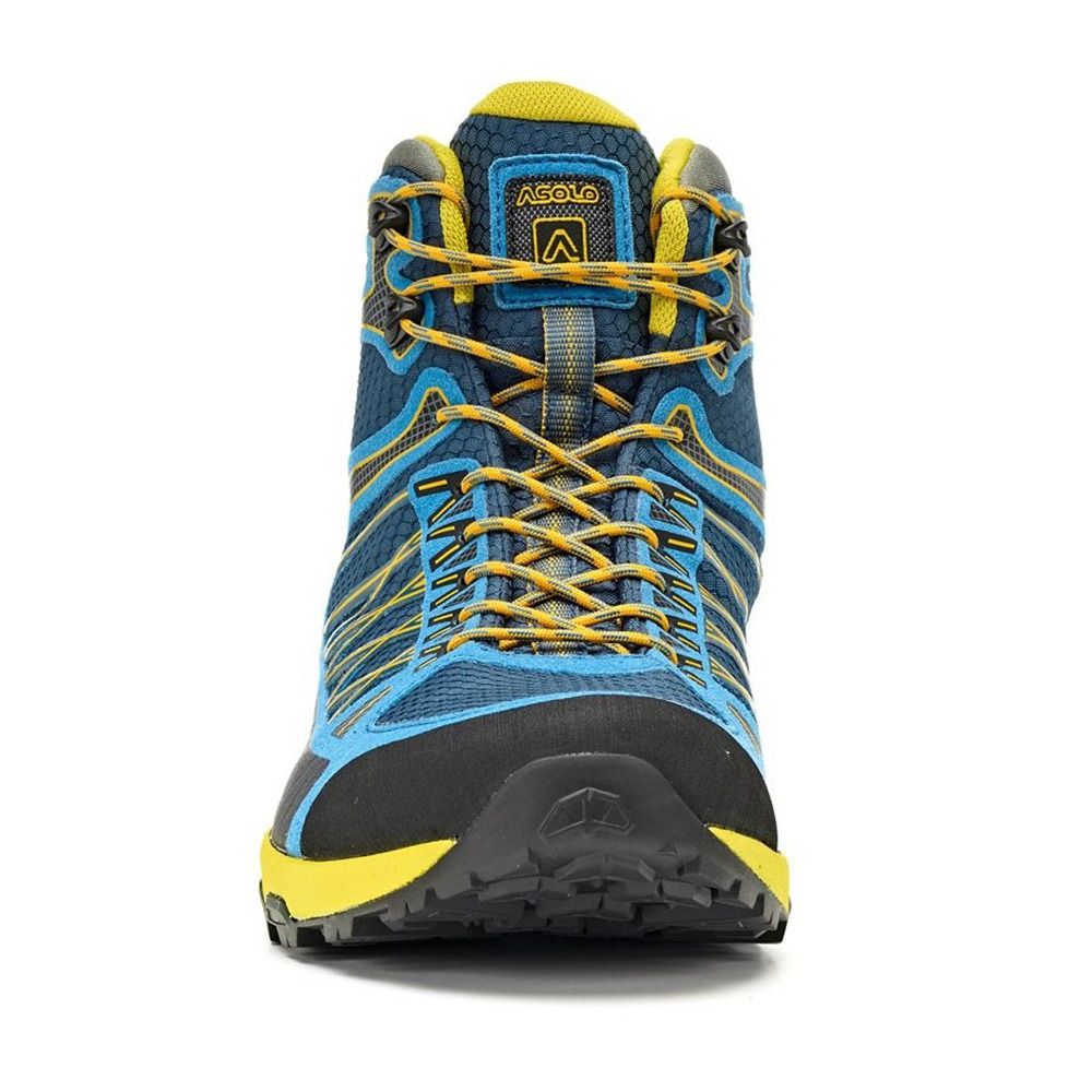 Asolo GRID MID GV - Chaussures randonné Homme indian teal yellow