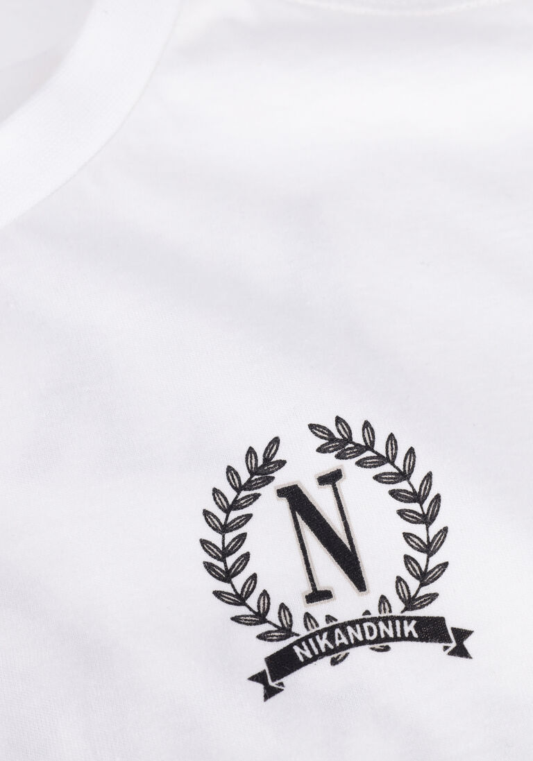 NIK & NIK witte nik & nik t-shirt academy t-shirt