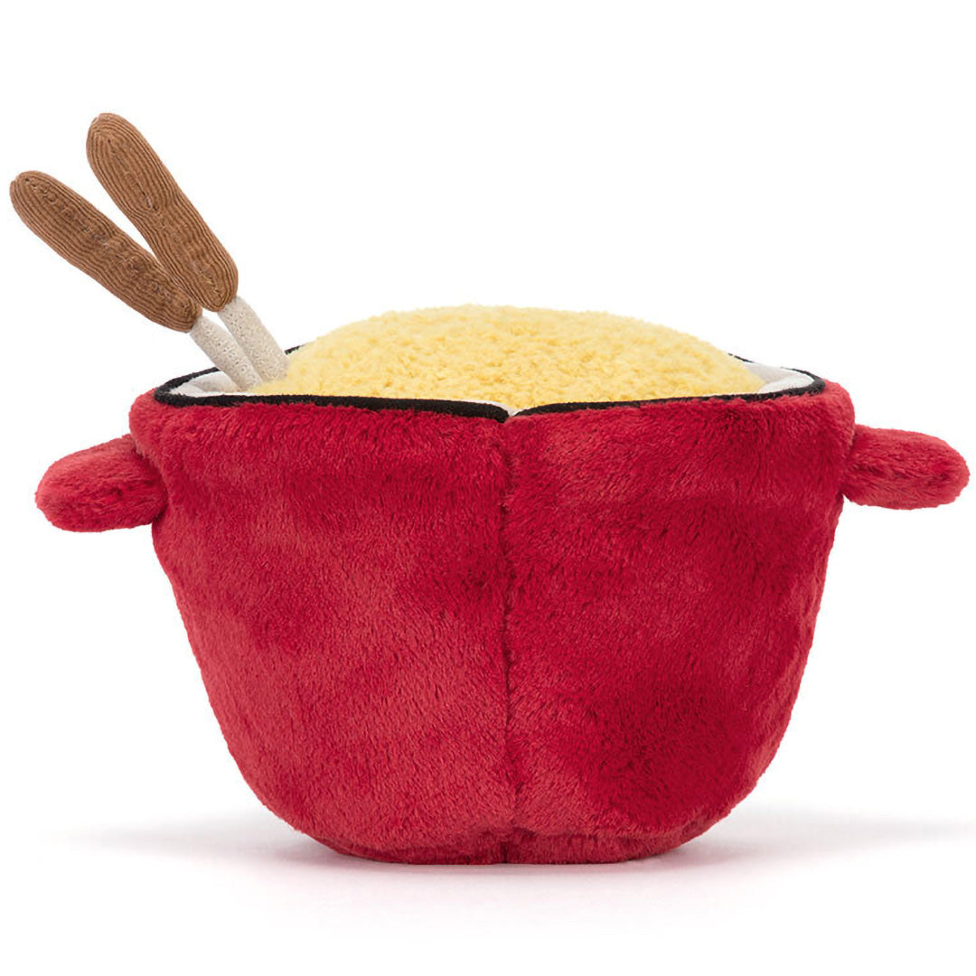 jellycat amuseables knuffelkaasfondue - 20 cm
