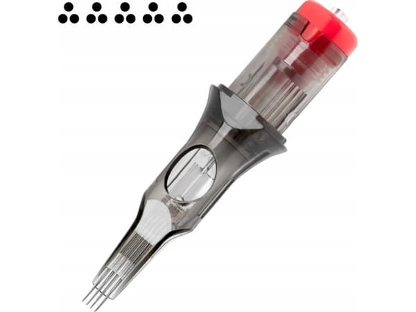 Activeshop Cartridge do tatuażu El Cartel V2 - 0.25 3RLX 5 Long Taper 10 szt.