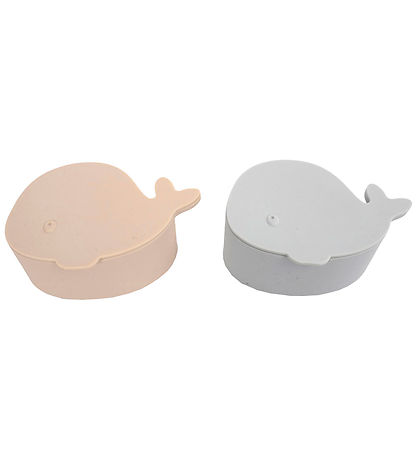 Filibabba Snackboxen - Silikon - Der Wal Christian - 2er-Pack -