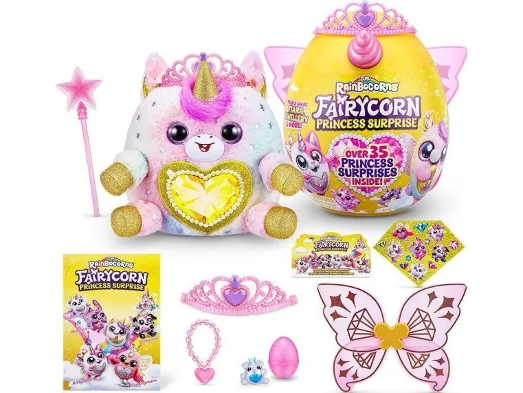 RAINBOCORNS plush toy with accessories Fairycorn Princess, 6 series, 9281