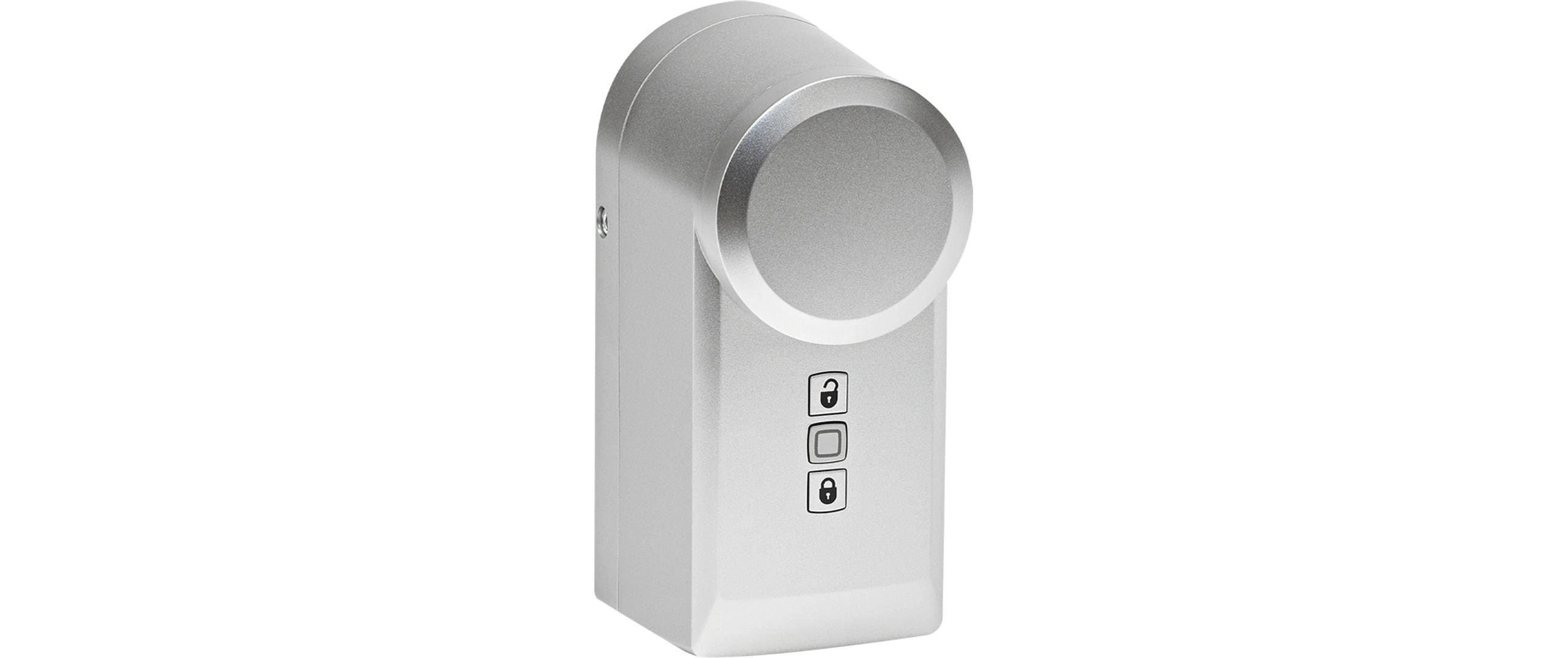 Smart Home Funk-Türschlossantrieb HmIP-DLD-S - Silber<br>Komfortable & Flexible Zutrittssteuerung