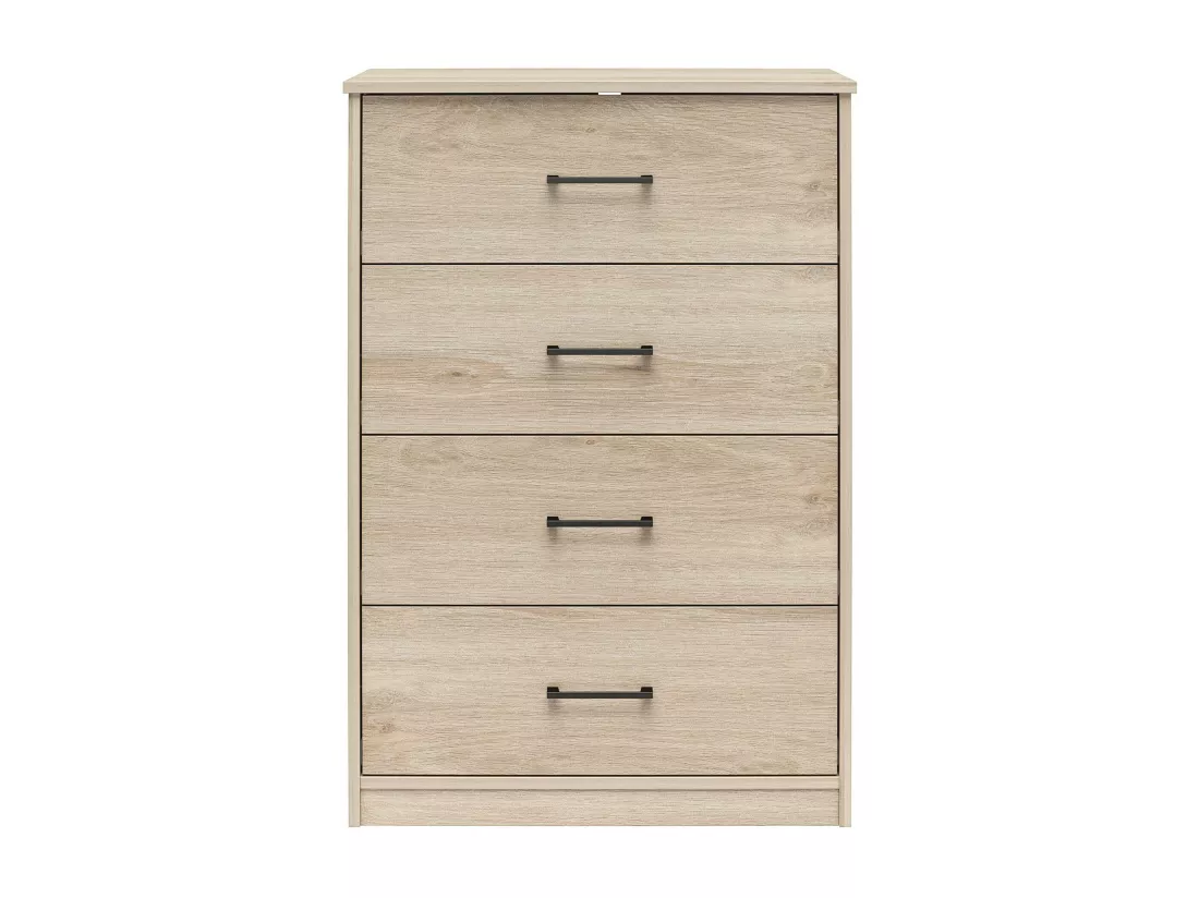 BrEZ | Commode à 4 tiroirs en effet chêne clair