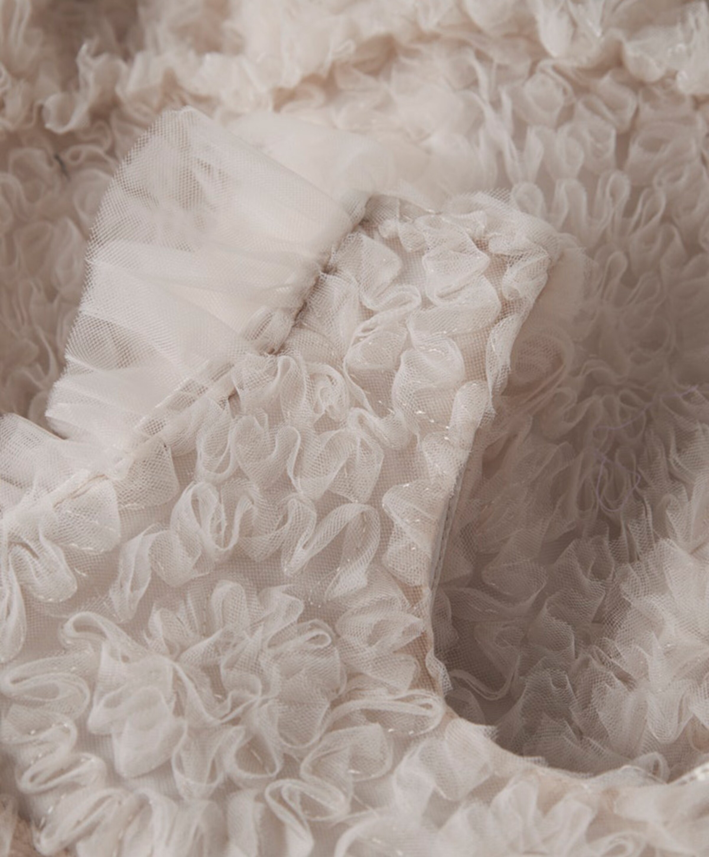 Lil' Atelier Meisjes jurk beige