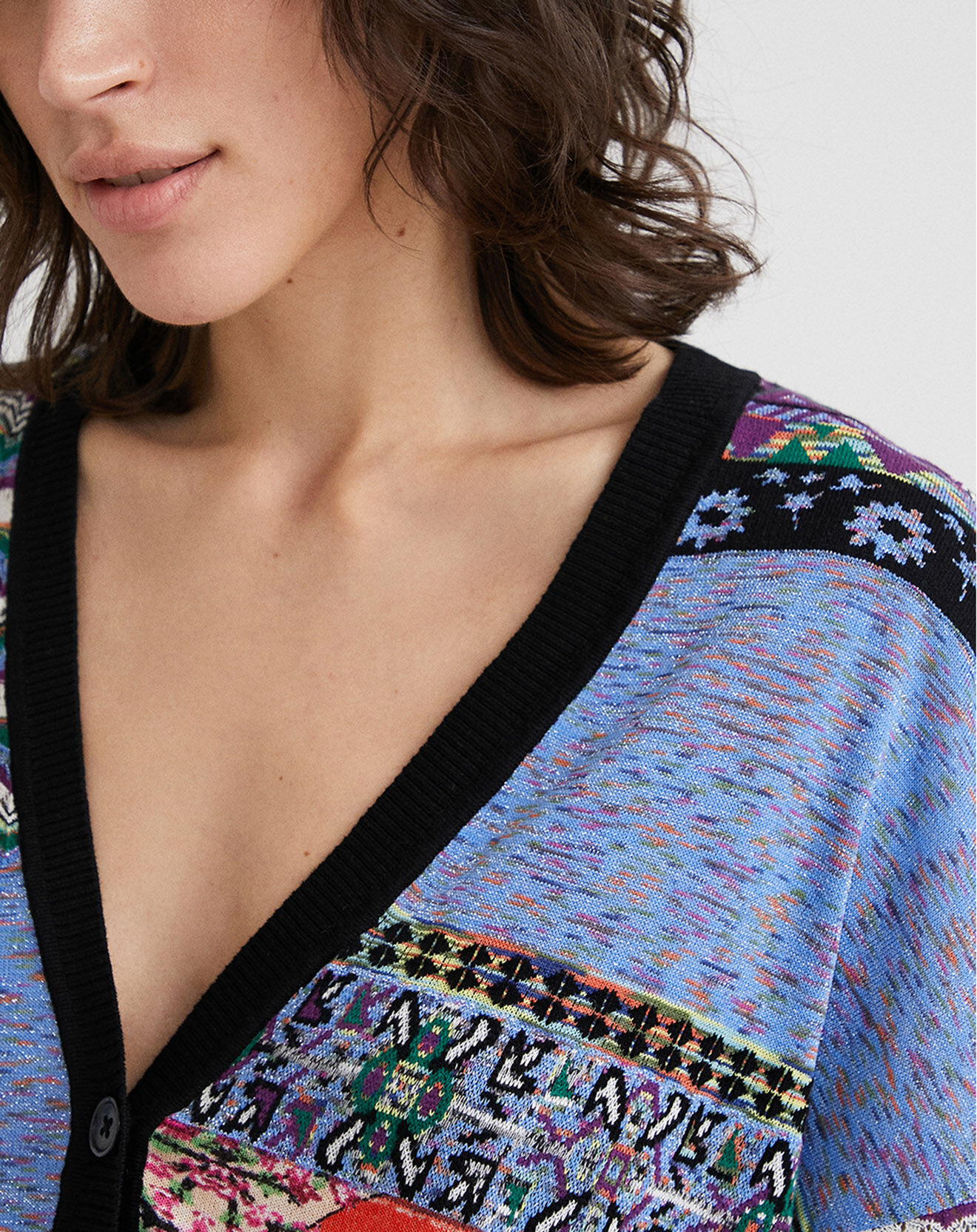 Desigual Pullover Angele bleu royal