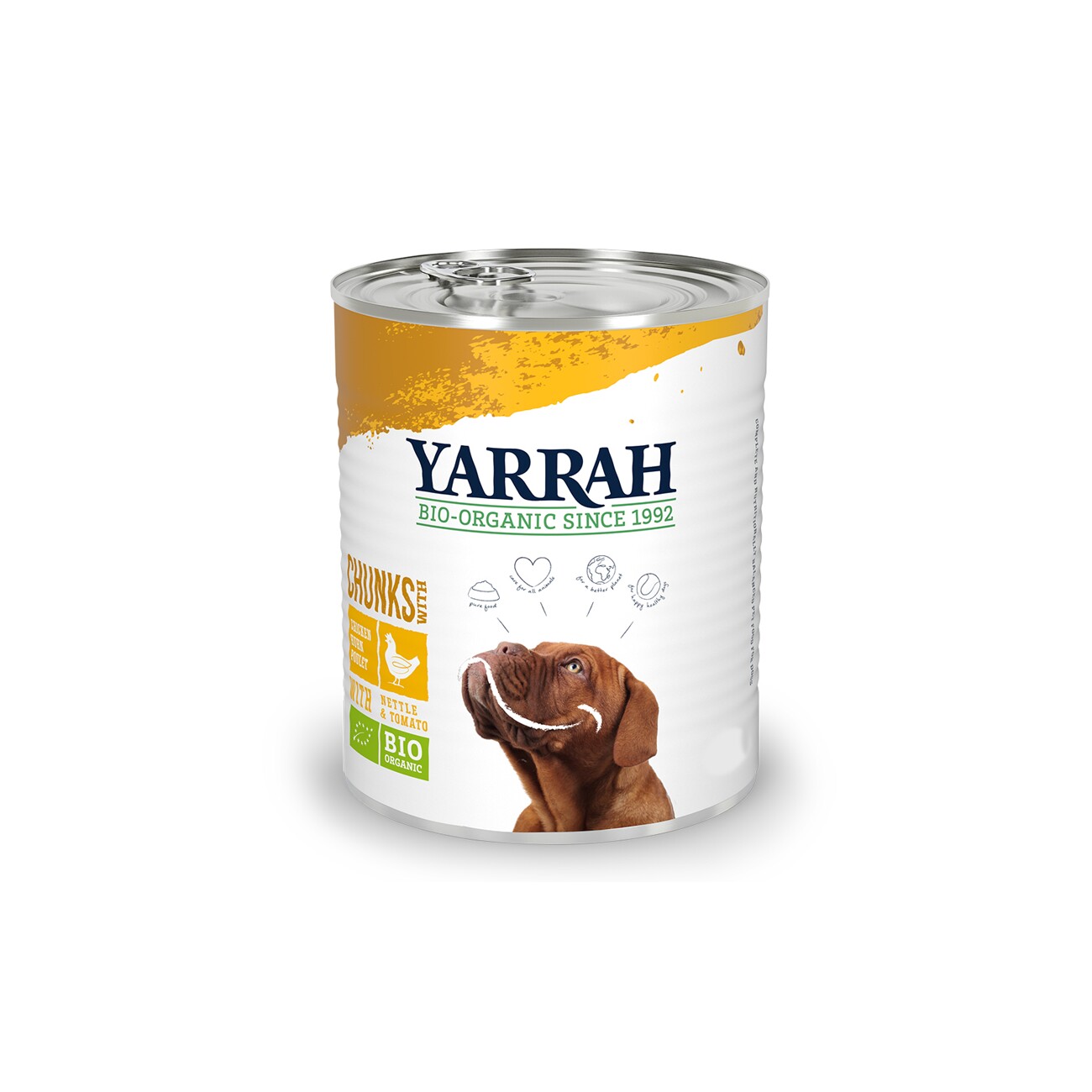 Yarrah Bio Nassfutter Adult 12x405 g Huhn