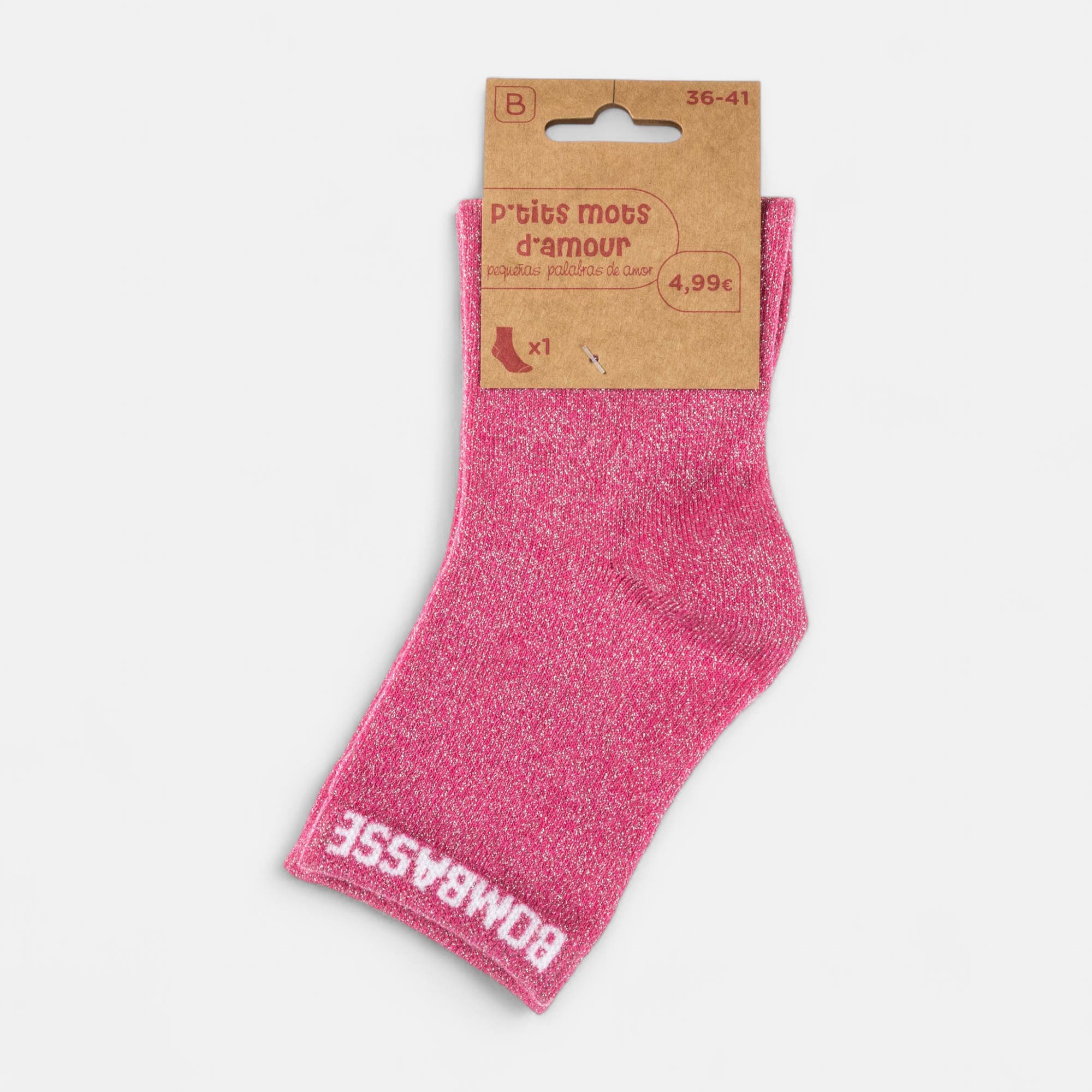 Chaussettes Femme fuchsia
