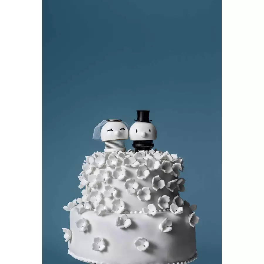 Hoptimist Dekofigur Wedding Bride 7,2 cm weiß
