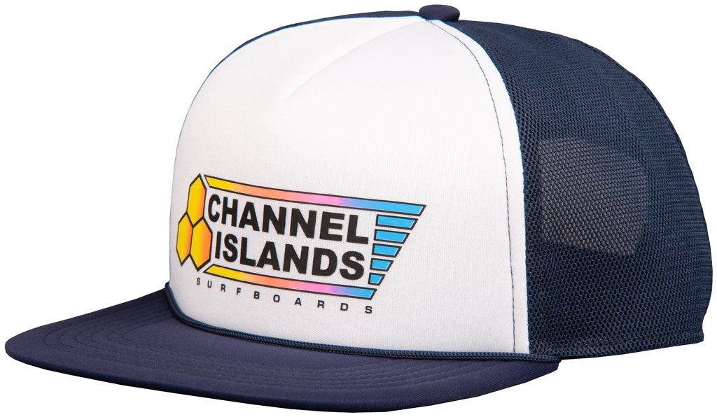 Channel Islands Cap - CI Fade Flag Trucker Grey