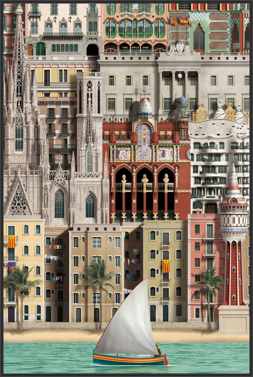 Barcelona IV by Martin Schwartz - Open Edition.