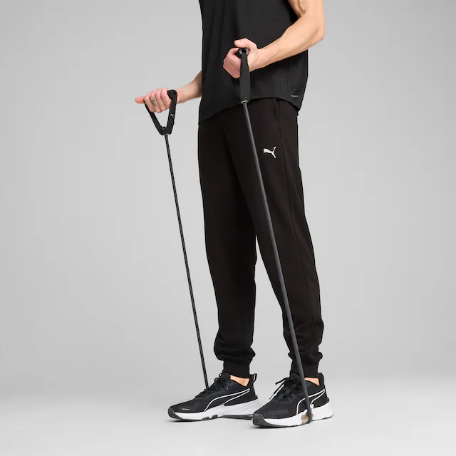 PUMA Trainingshose »M TAD ESSENTIALS FRENCH TERRY JOGGER«