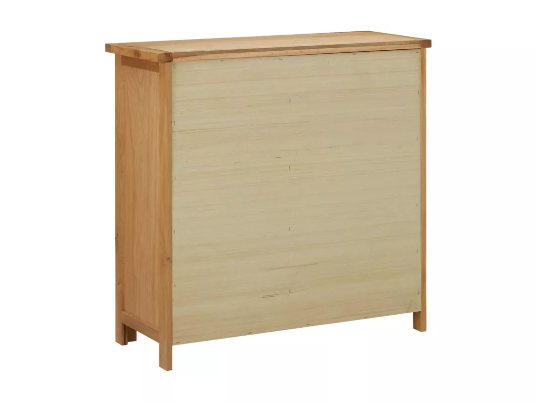 Casier à bouteilles 11 bouteilles 80x32x80 Bois de chêne