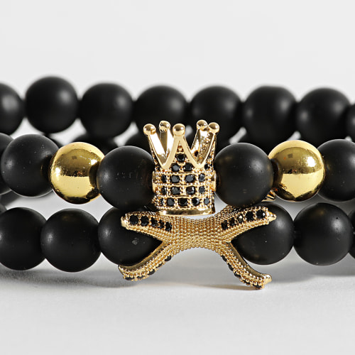 Bracelet Ran 41 Noir Doré