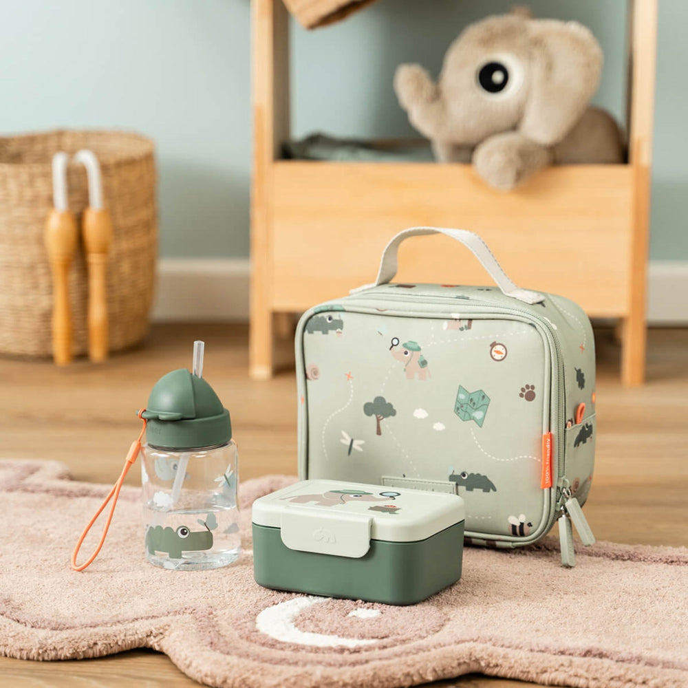 Køb DonebyDeer Green Tiny Trails Tiny Madkasse Med Snack Picks