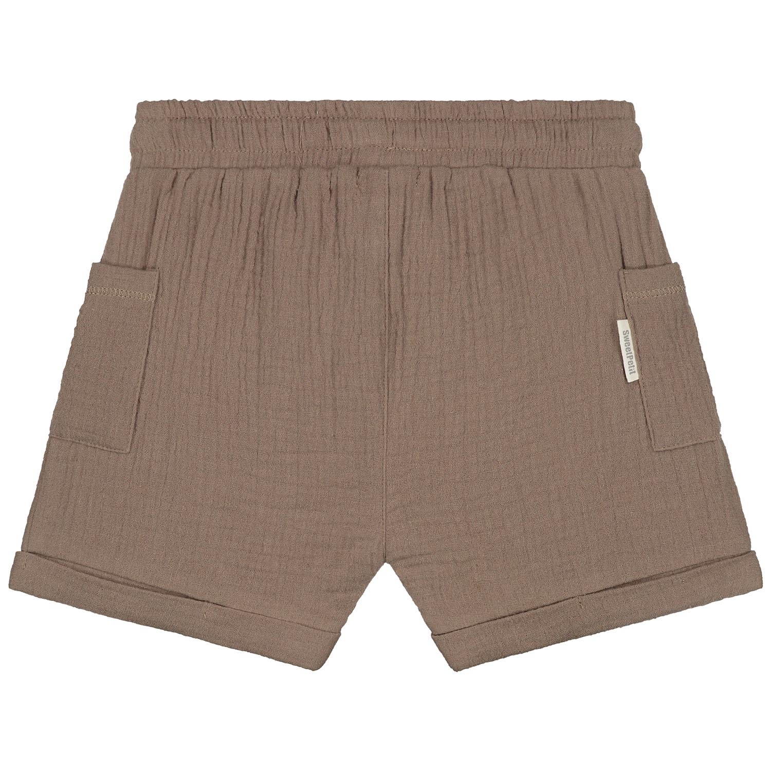 Sweet Petit baby short Siem  effen bruin