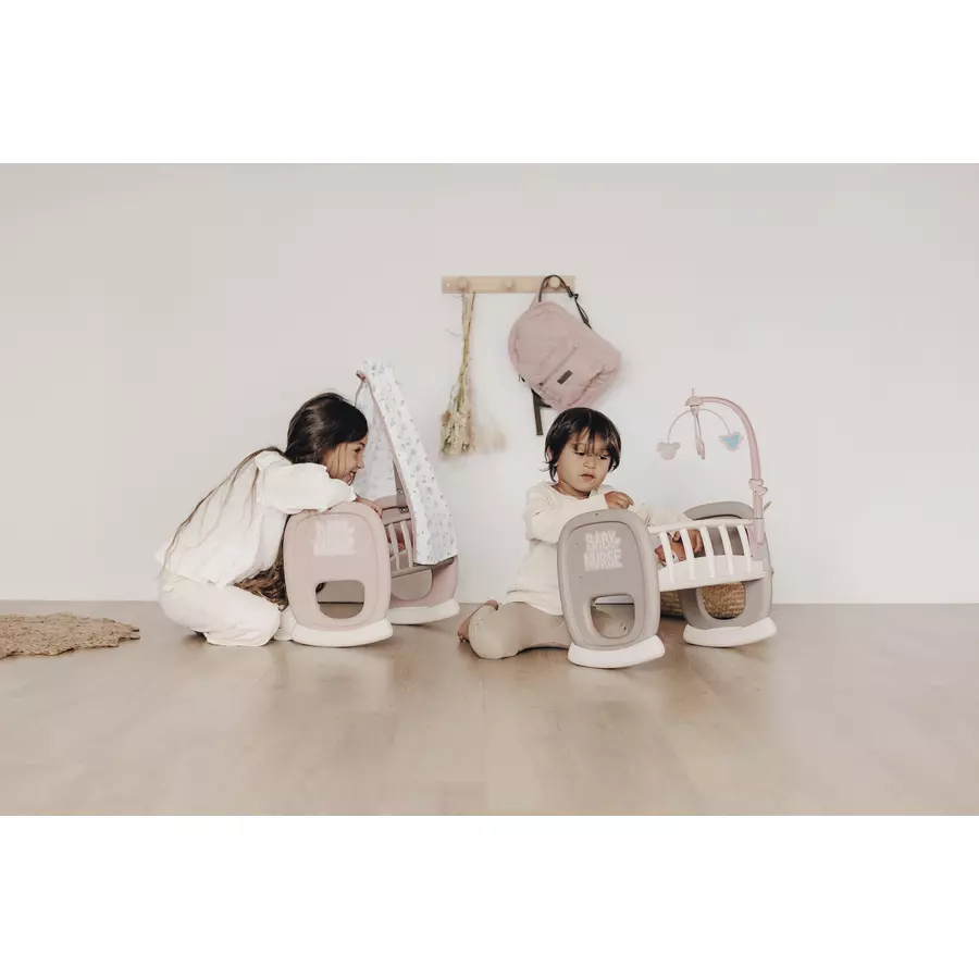 Smoby Baby Nurse Puppenwiege mit Mobile
