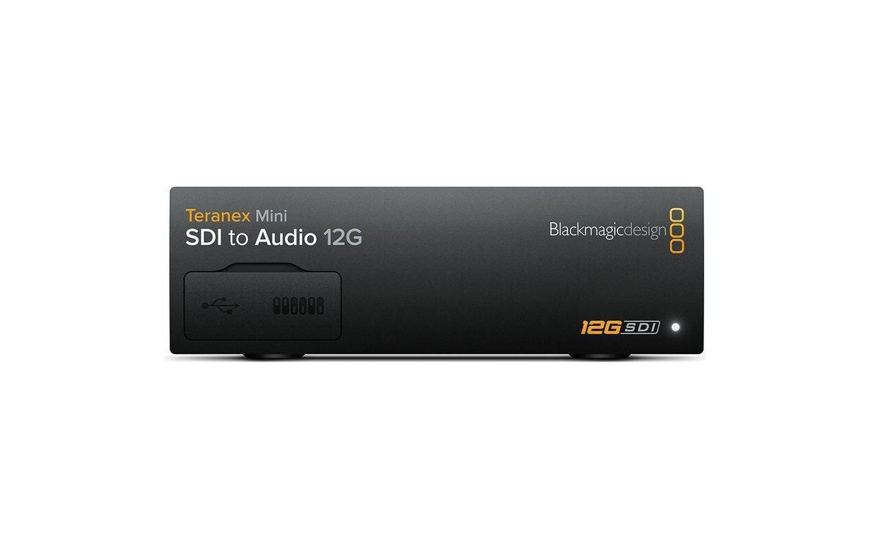 Konverter Teranex Mini SDI zu Audio 12G<br>De-embed Audio zu analog oder AES/EBU von jeder SD, HD oder Ultra HD SDI Verbindung