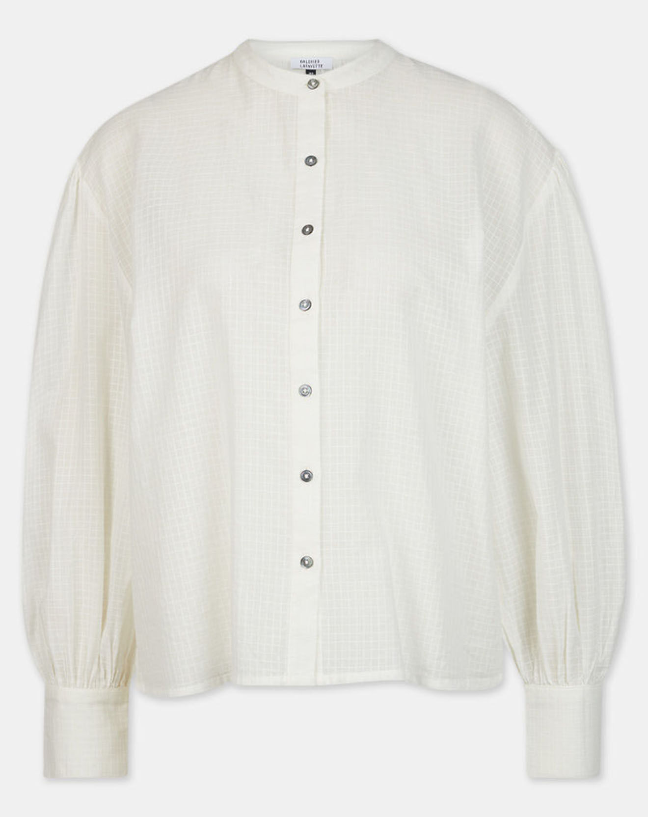 Galeries Lafayette Chemise en Coton biologique Laurie ample écrue