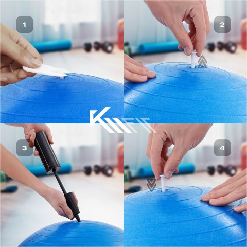 KM-Fit Gymnastikball 55 cm
