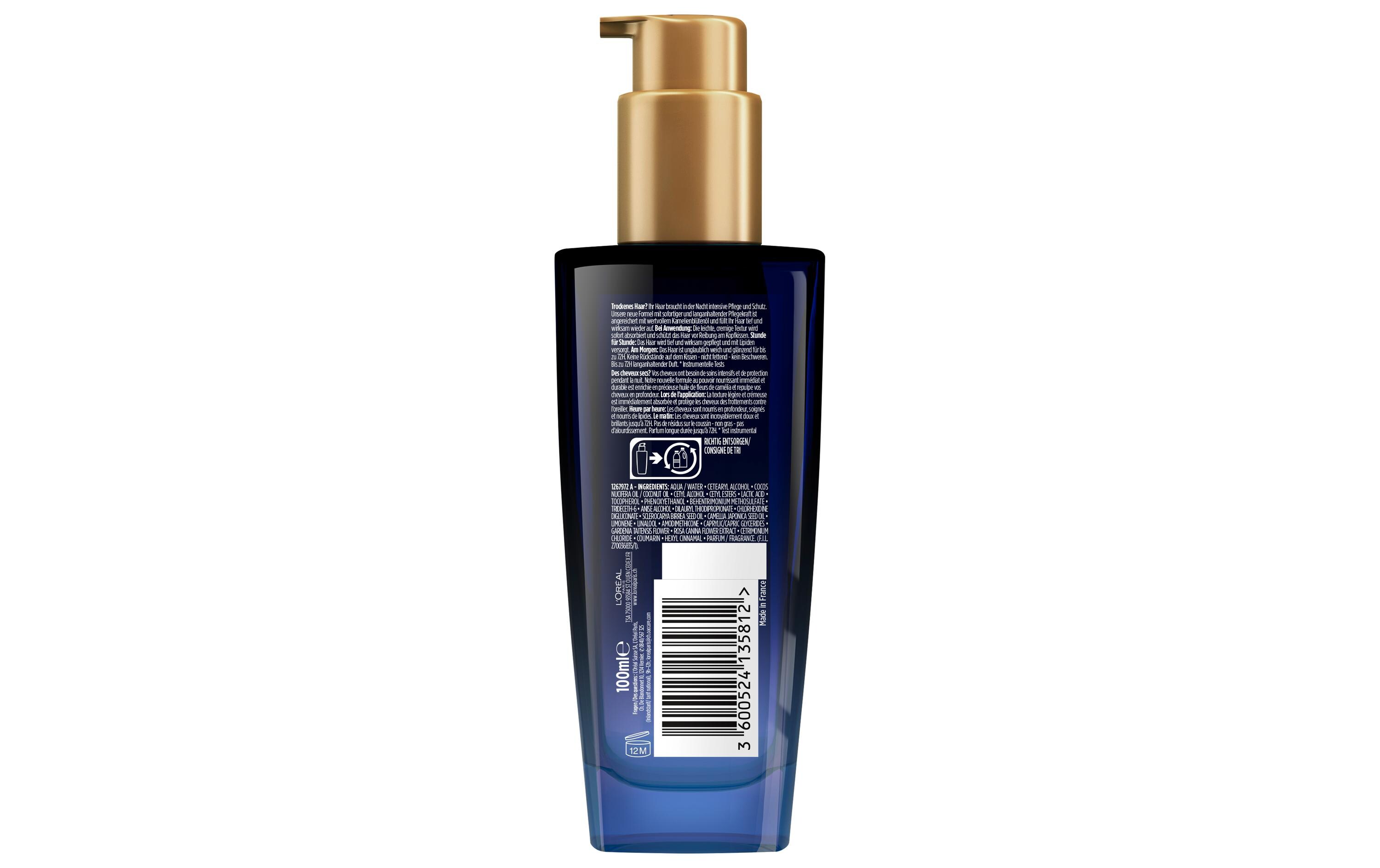 Serum Midnight 100 mlSerum mit Kamelienblütenöl füllt das Haar tiefenwirksam über Nacht wieder auf