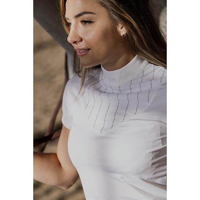 Wedstrijdshirt Equithème Funza Wit