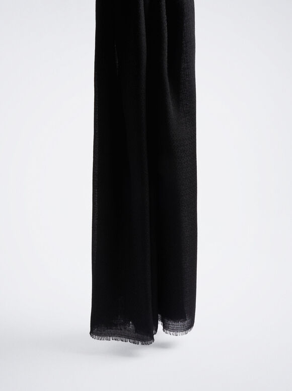 Pashmina lisa - Preta