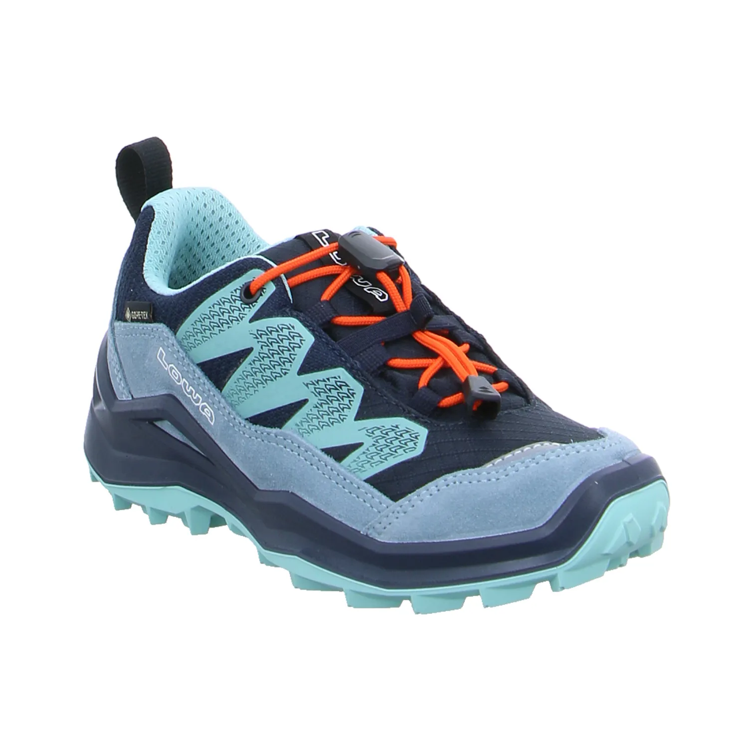 LOWA Jugend-Halbschuh Blau Textil  Sneaker Outdoor Unisex