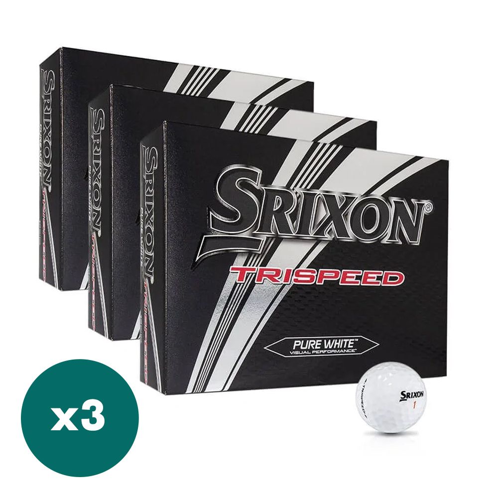 TriSpeed 4 3-Lags Golfball Hvit 3 Dusin