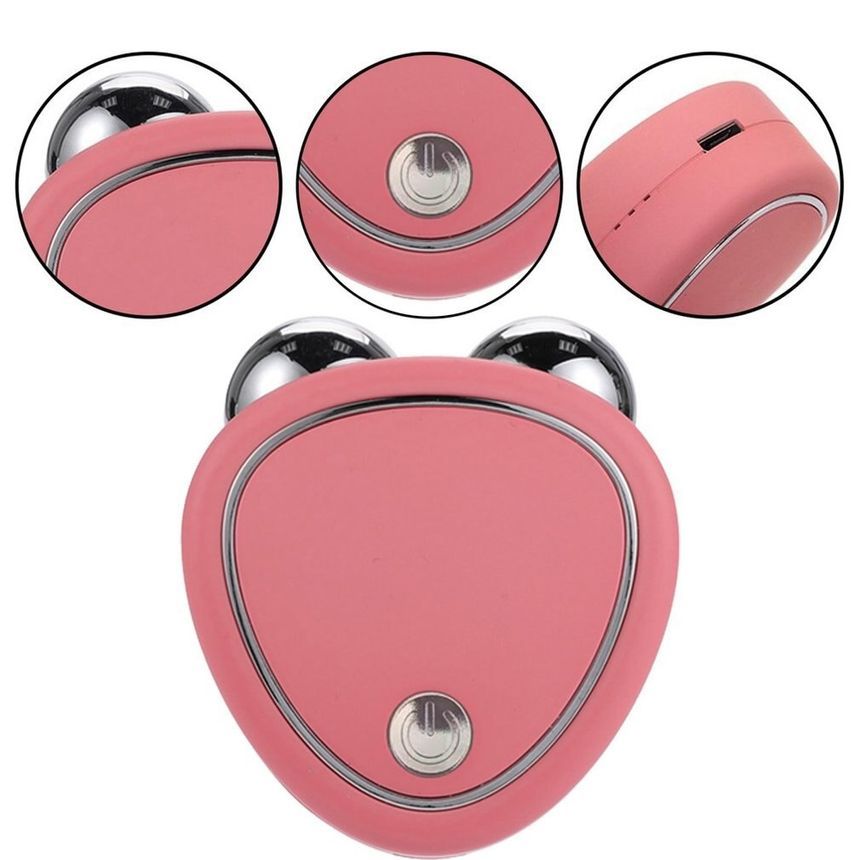 HOMTEC - USB oplaadbare reisgezichtsmassager