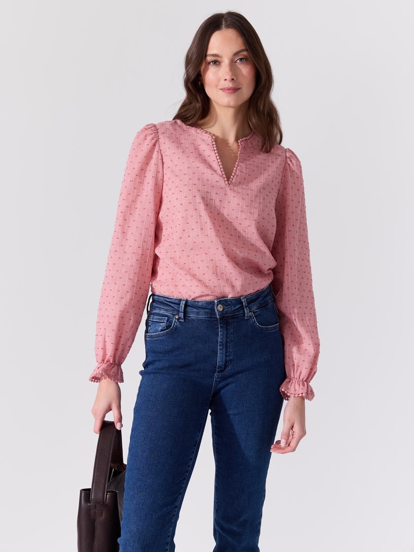 Francesca bluse Mauveglow