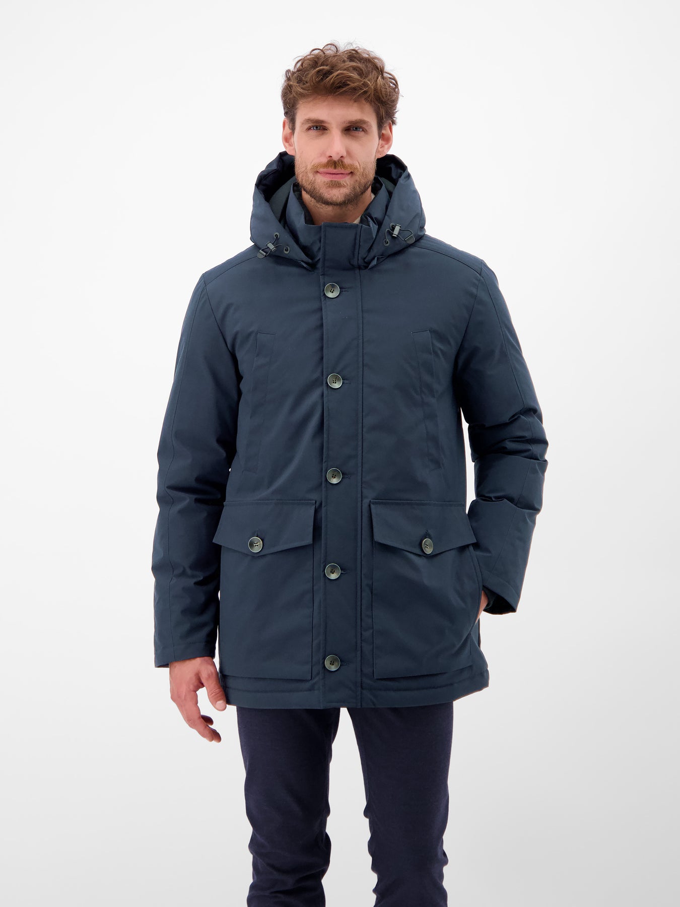 Herren Parka mit Kapuze