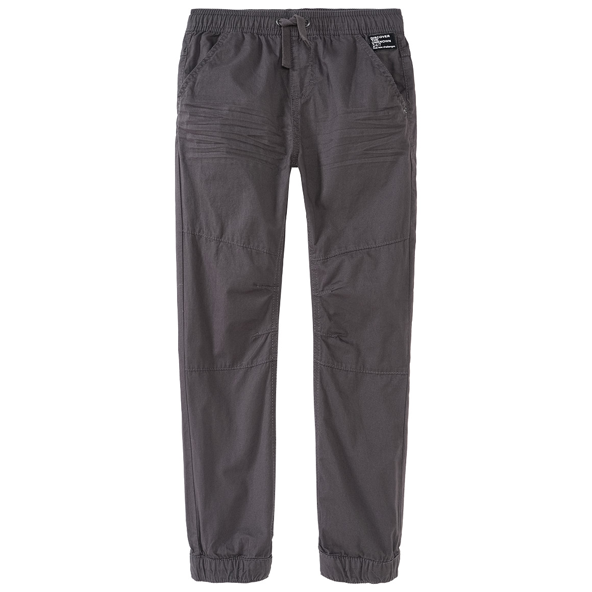 Yigga Jungen Hose mit Tunnelzug dunkelgrau
