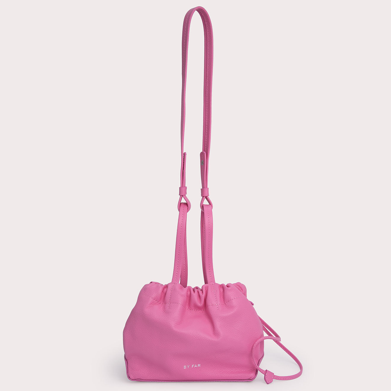 By Far Sac à main en Cuir Malmo rose -  18.5x28x13.5 cm