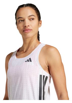 Débardeur adidas Adizero Blanc Femme