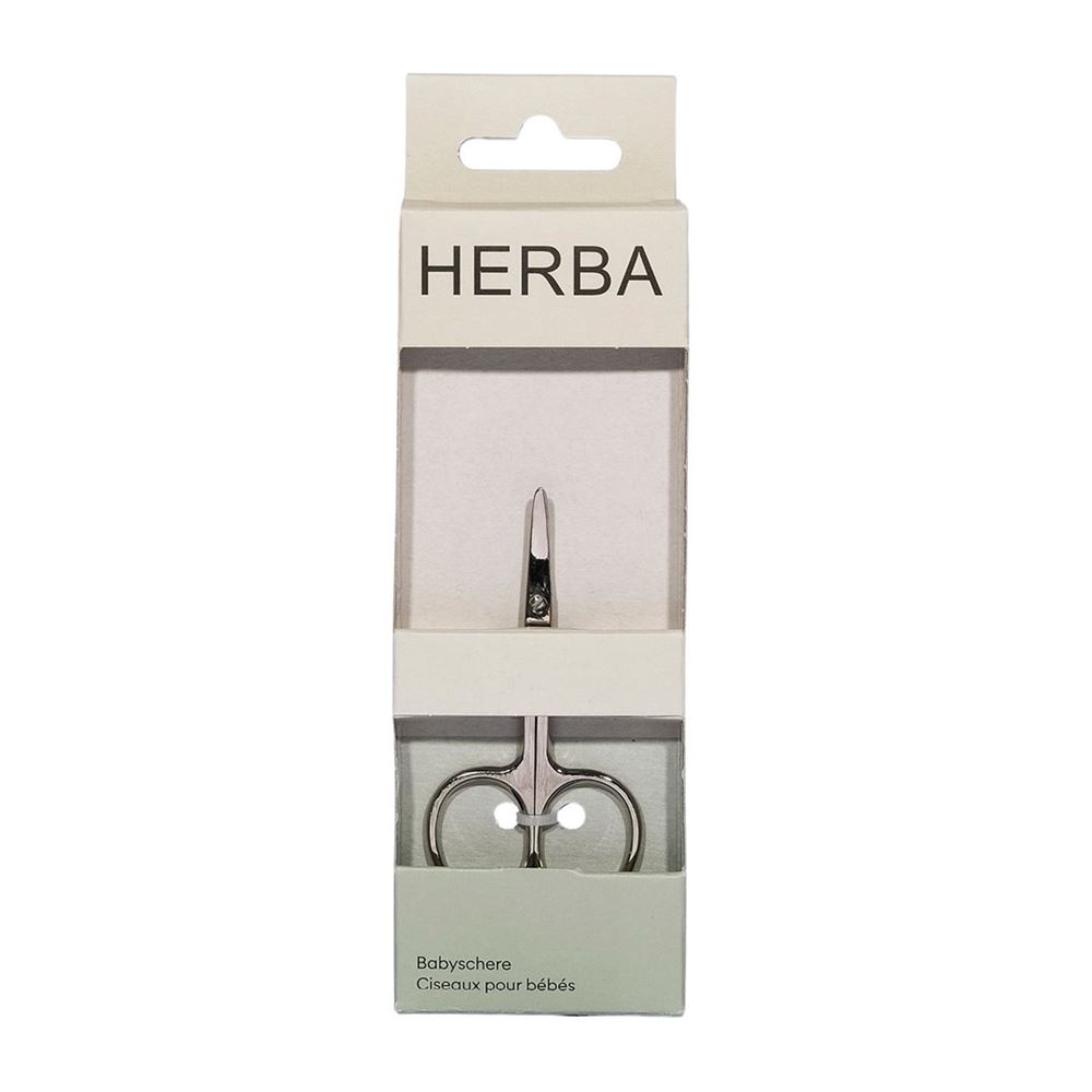 HERBA Babyschere vernickelt 1 Stk